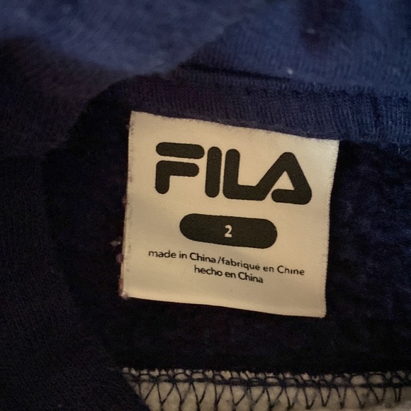 FILA Blue, White and Red Sweatsuit Hoodie Set - Picture 4 of 12